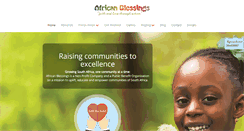 Desktop Screenshot of africanblessings.co.za